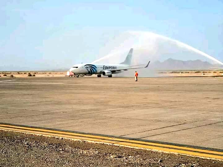مصر للطيران تطلق أولى رحلاتها إلى  بورسودان اليوم