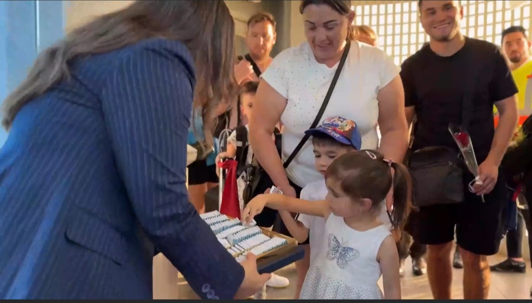 مطار الغردقة الدولي يحتفي بأولى رحلات «Vision Air» من مولدوفا