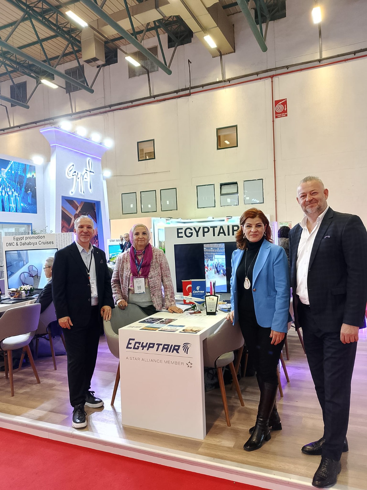 مصر للطيران تشارك  في معرض 2025 EMITT ال 28 بإسطنبول