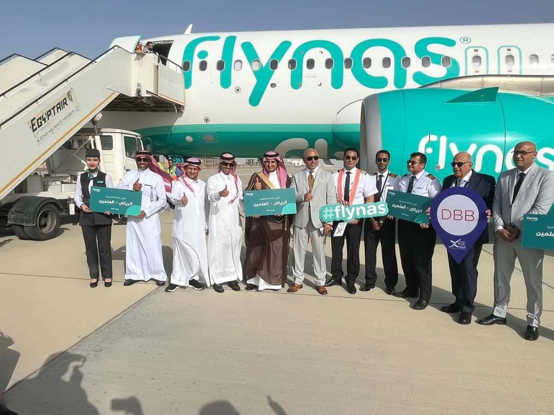 استعدادا لموسم الصيف ..مطار العلمين الدولي يستقبل أولي رحلات شركة طيران فلاي ناس