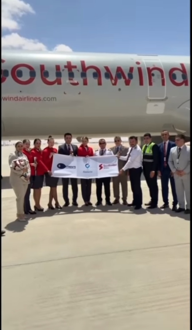 مطار العلمين الدولي يستقبل أولى رحلات "ساوث ويند" التركية