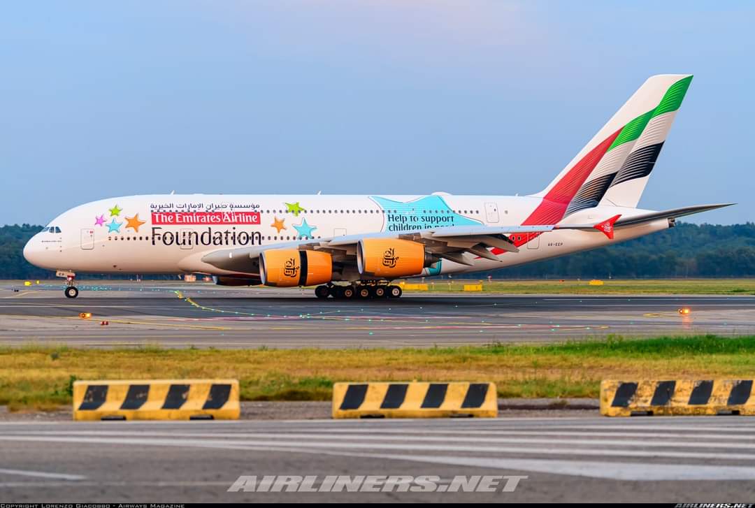 طيران الإمارات تُطلق حملة جديدة لدعم الأعمال الخيرية عبر إيرباص A380
