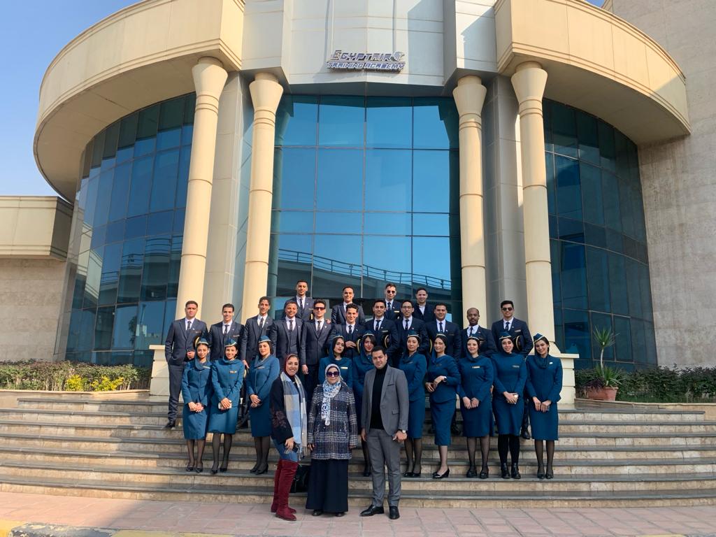 أكاديمية مصر للطيران للتدريب تستقبل زيارات ميدانية لطلاب الجامعات المصرية والمعاهد