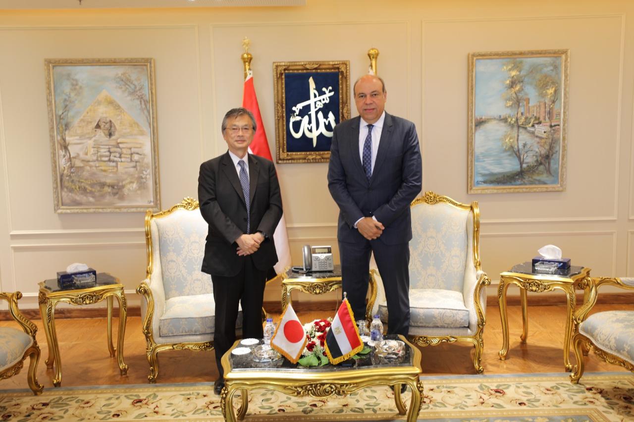 وزير الطيران المدني يستقبل السفير الياباني ومسؤولي جايكا لبحث مشروعات التعاون