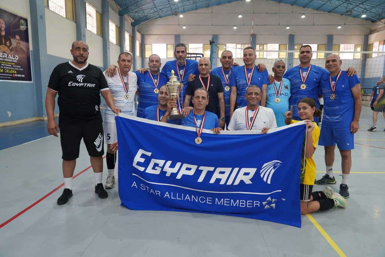مصر للطيران تتألق في بطولة الشركات  وتحقق إنجازًا مزدوجًا في المصارعة والطائرة ببورسعيد