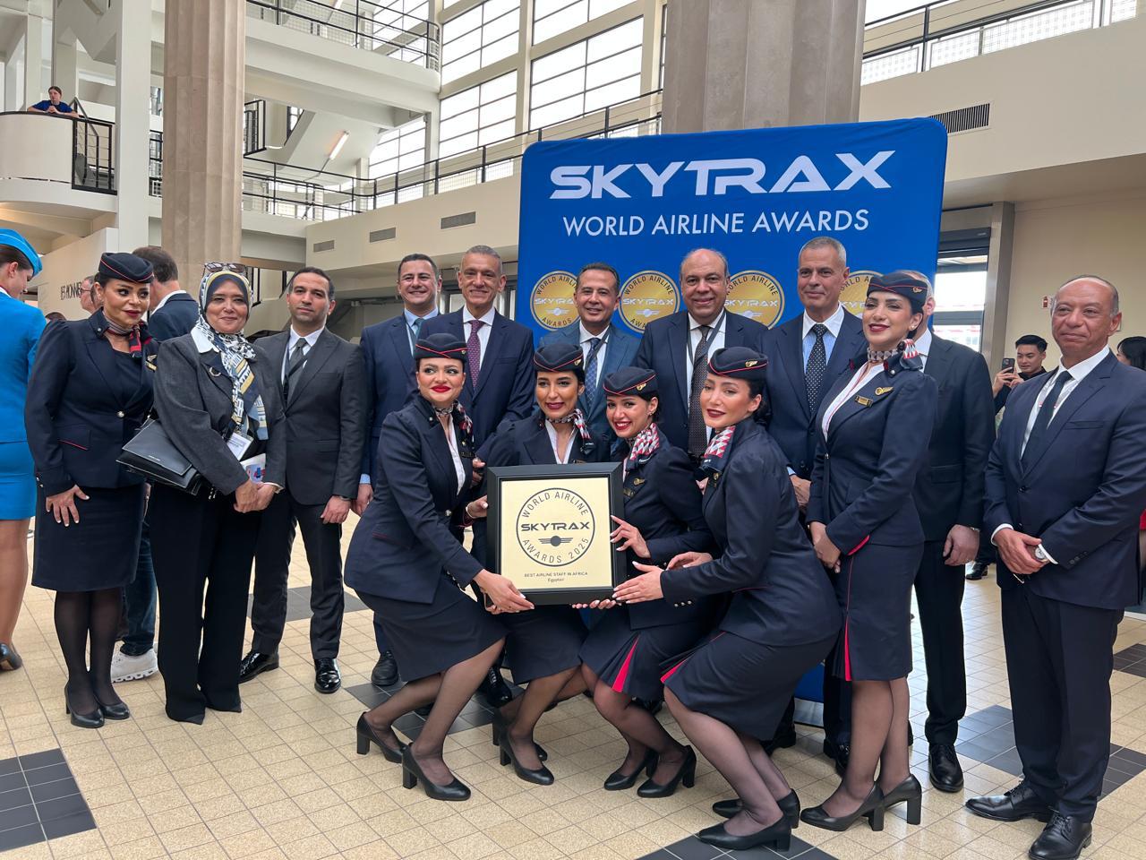 مصر للطيران تتربع على عرش الطيران الأفريقي في خدمات الركاب لعام 2025 وفقًا لتصنيف Skytrax العالمي