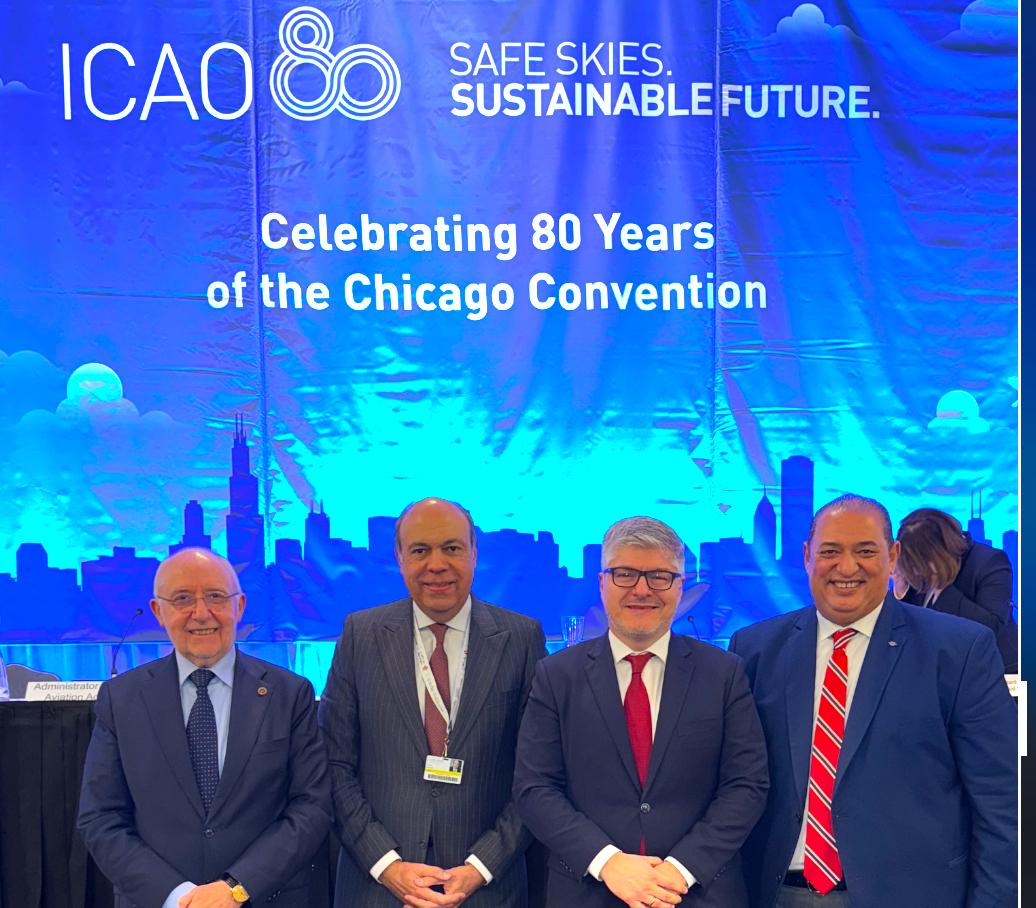 مصر تؤكد ريادتها في الطيران المدني خلال احتفالية الإيكاو بالذكرى الثمانين لتأسيسها في شيكاغو