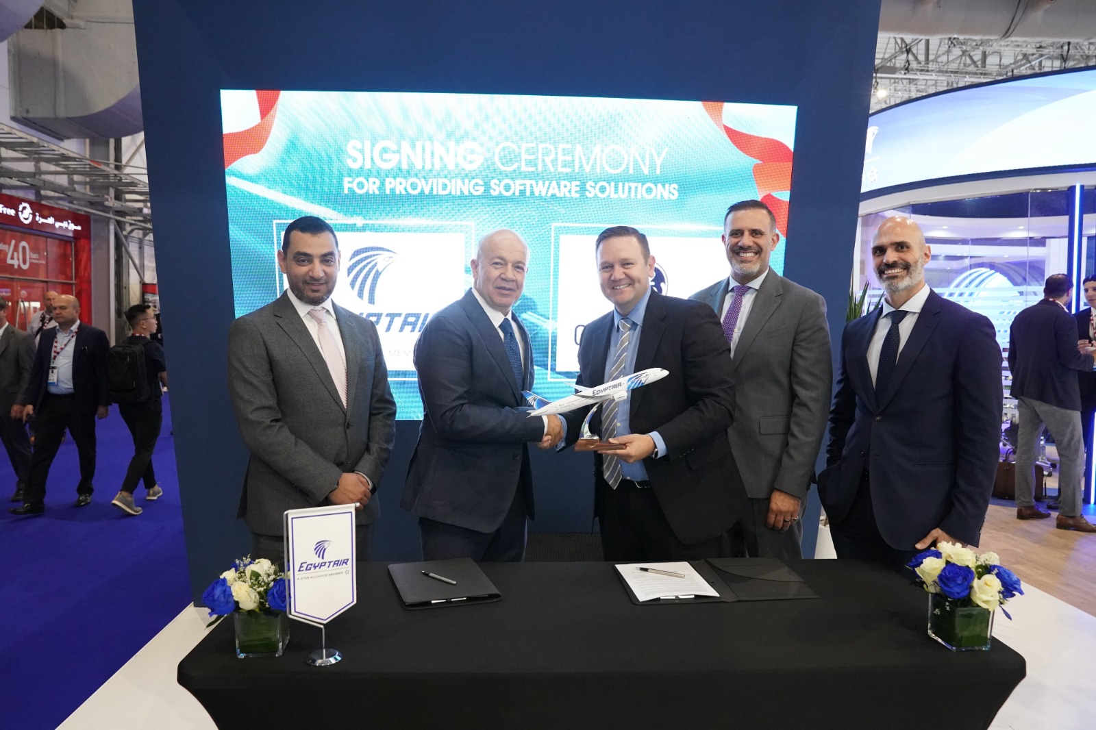  مصر للطيران توقع بروتوكول تعاون وشركة GE Aerospace البرمجية لتحليل البيانات وتقليل المخاطر