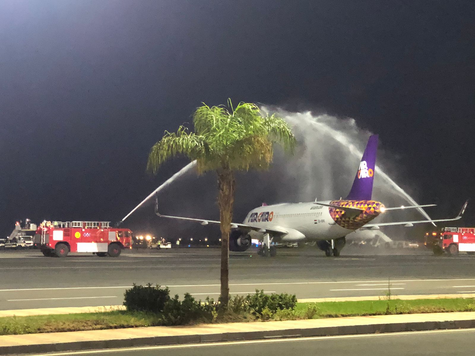 شرم الشيخ تستقبل أولى رحلات الطيران المباشرة من مدريد على متن آير كايرو