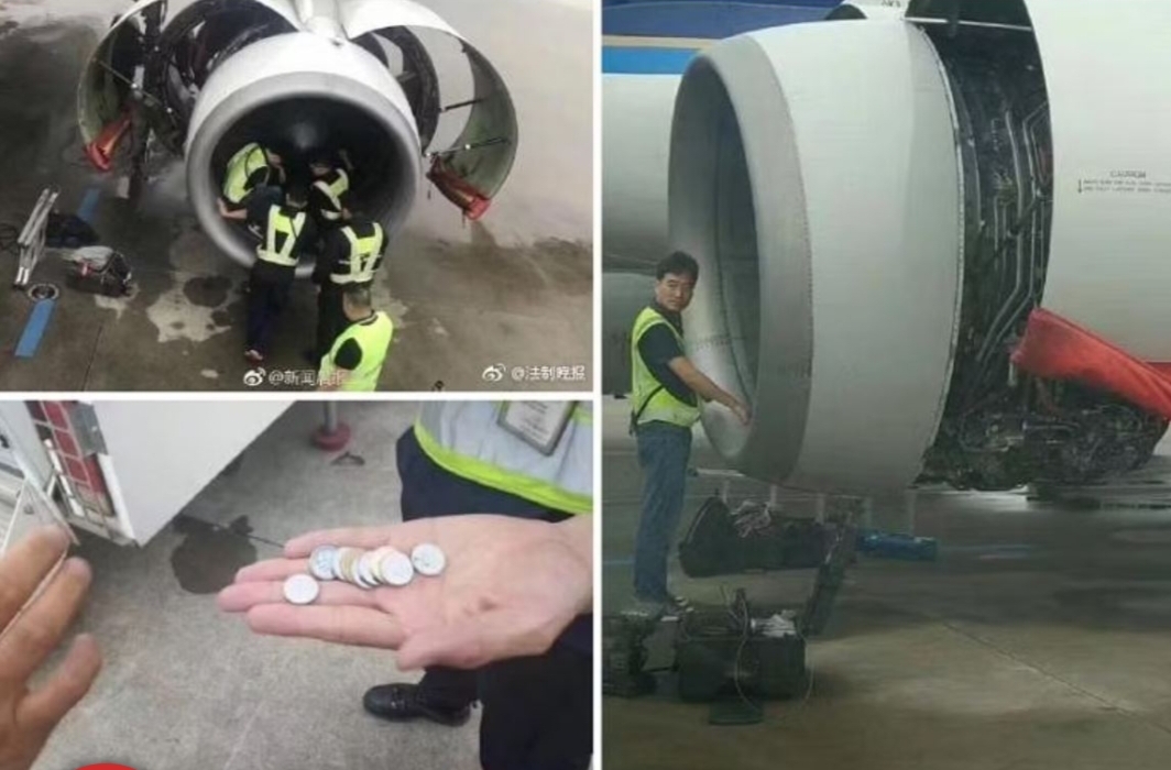 تأخر في الرحلات الجوية.. راكب يعطل طائرة بإلقاء عملات معدنية في المحرك