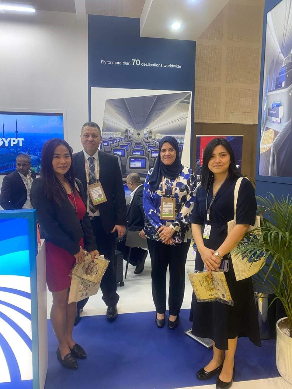 مصر للطيران تشارك بالدورة الــ31 لسوق السفر العربي ATM بدبي